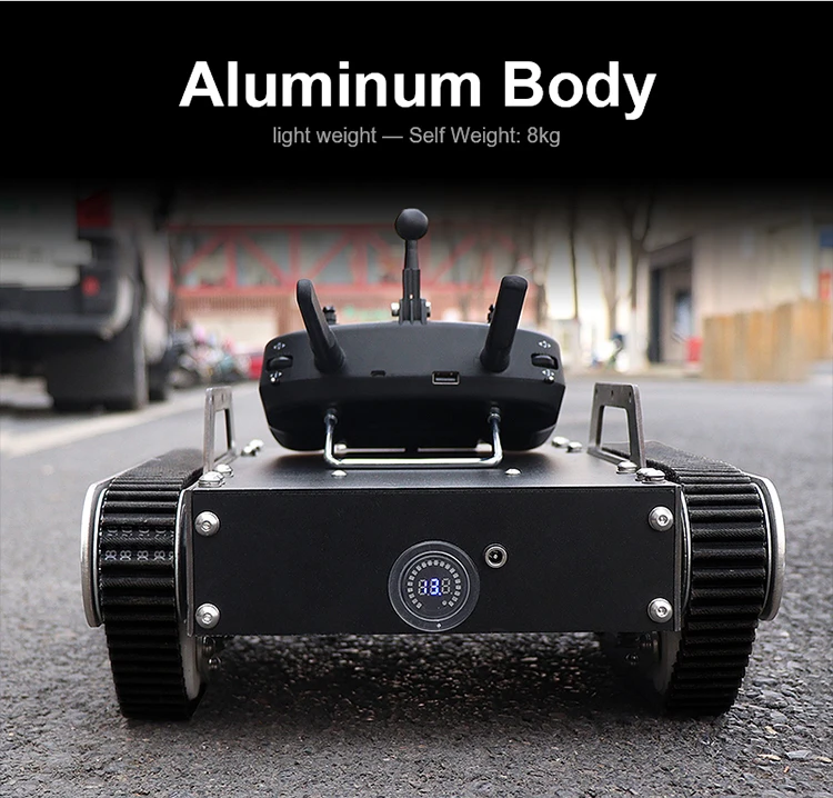 Small Rubber Track System With Chassis Smart Robot Platform Off Road