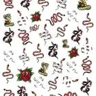 Nail Stickers Hot Sale 3D Snake Pattern Nail Art Self-adhesive Nail Stickers For DIY Nail Decoration