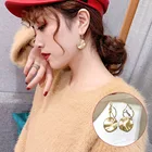 Alloy Hoop Hot Selling Zinc Alloy Shiny Polished With 18K Gold Plated Hoop Earrings