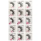 Eyelashes Free Sample New Design Wholesale Custom Packaging 25mm Mink Eyelashes Vendor Full Strip Lashes