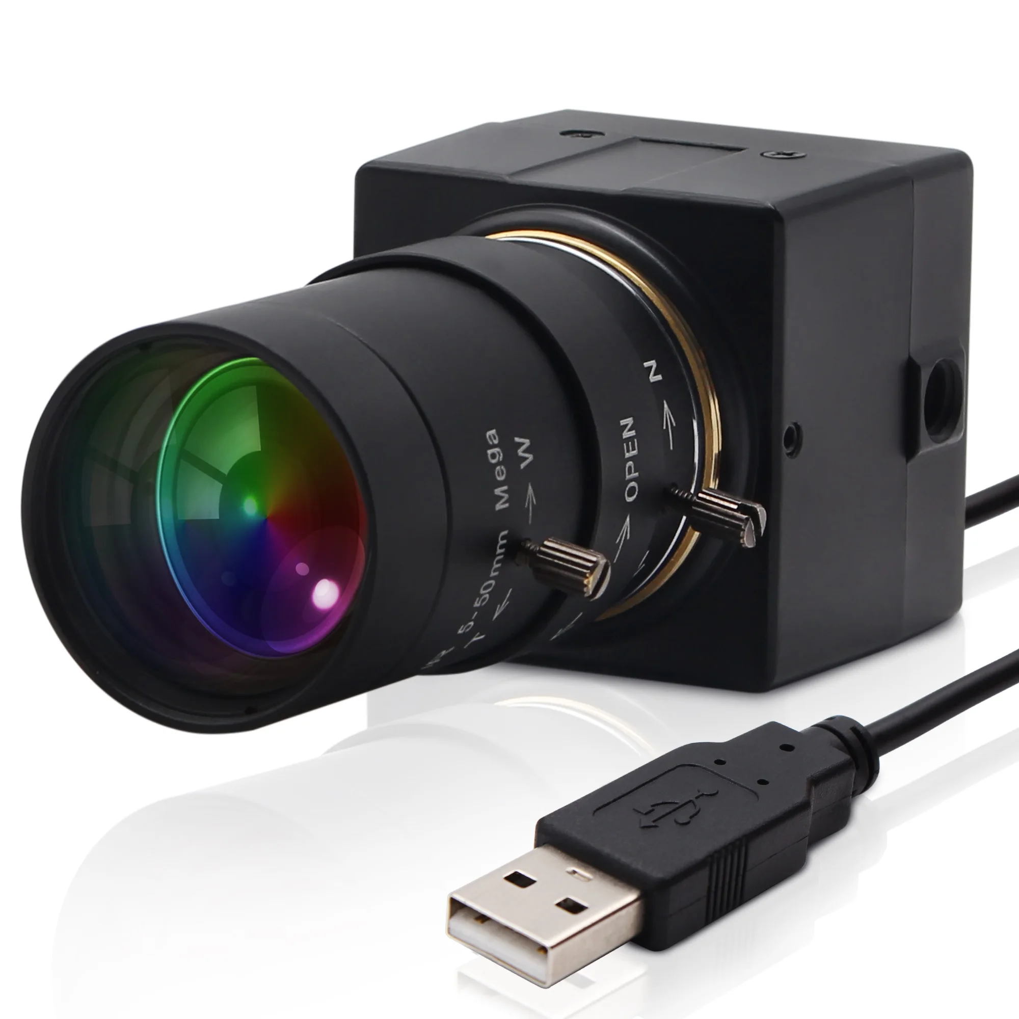ELP HD Web Kamera Mit 1080P 30fps/60fps/120fps 2,8-12mm Varioobjektiv USB Kamera 