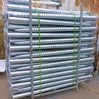 Pile Ground Screw Pole Anchor Foundation Spiral Steel Pile For Rock