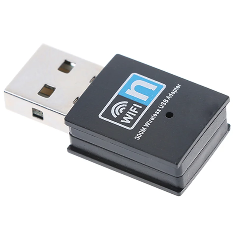 300Mbps Mini USB WiFi Adapter Wireless Network Card Dongle 802.11n/g/b 20dBm 