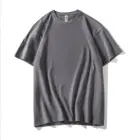T-shirt Blank Black Shirt Custom Printing 100% Cotton T-shirt Man Blank Black T Shirt High Quality Wholesale Tee Unisex