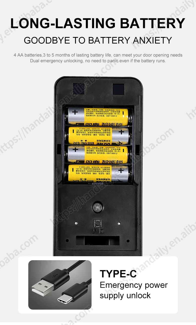 factory price handle tuya wifi fingerprint digital password rfid lock app smart door lock for wooden door apartment home room z4-10