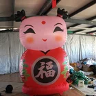 Inflatable Girl New Year's Decoration Mascot Inflatable Doll/Inflatable Girl