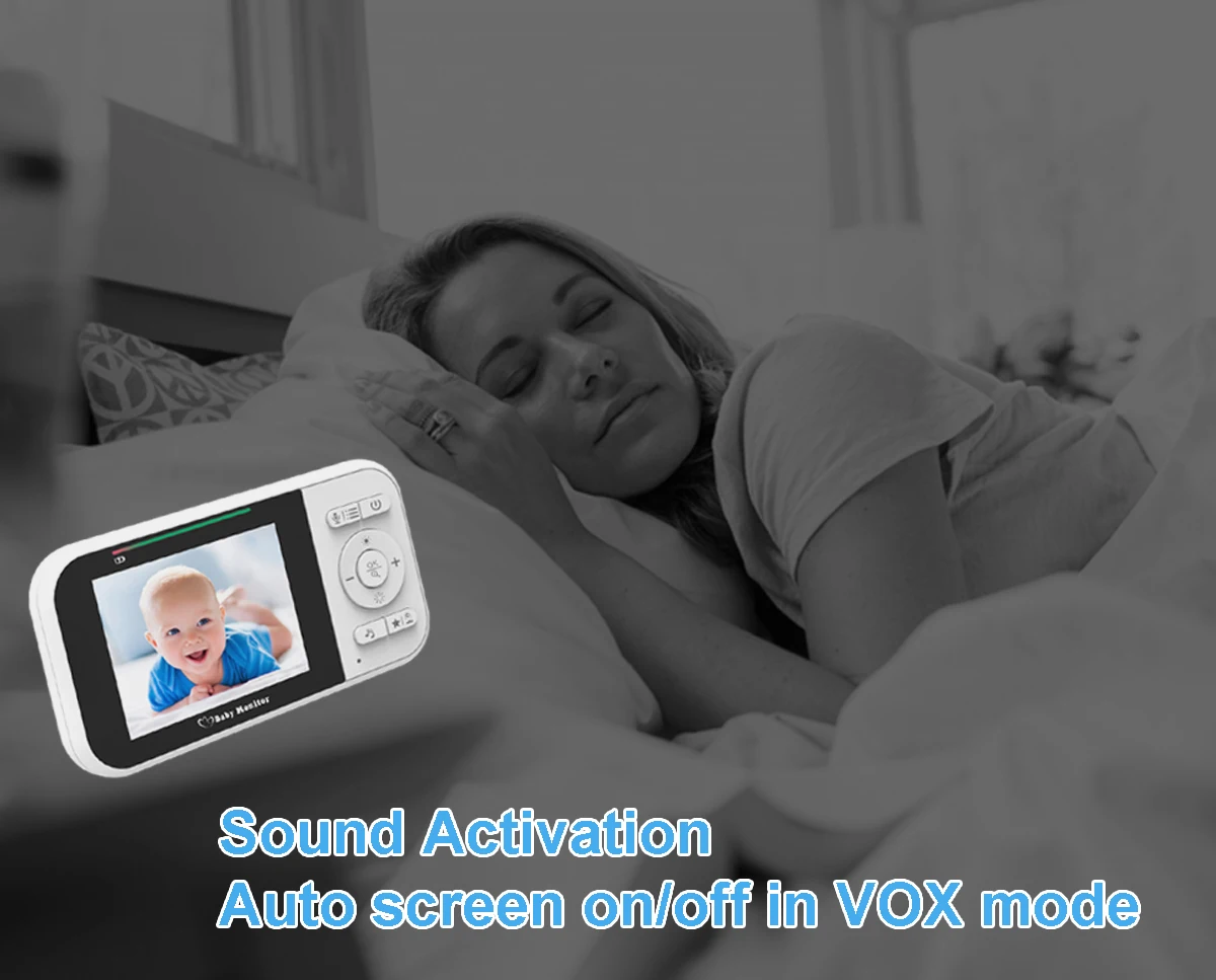 Latest 2.8 Inch Baby Monitor with Better Night Vision 990ft NULL 6 Classic Music DC 5V 1A 2.8 Inch IPS Display 320*240 Pixel 218