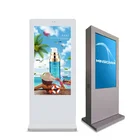 Player 65 Inch IP65 Wifi Network Outdoor Advertising Screen Floor Stand Lcd Advertising Player