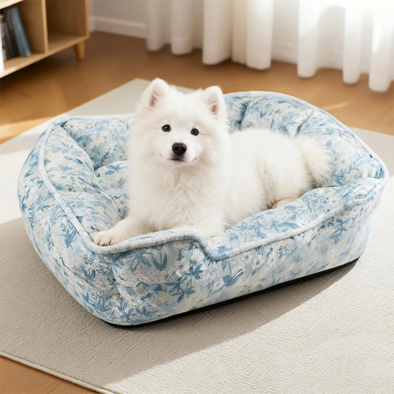 Portable Soft Comfortable Dog Cat Beds Luxury PP Filling Pet Dog Bed Durable Pet Dogs Kennel Bed H18de246e351948b3868996010f777524g