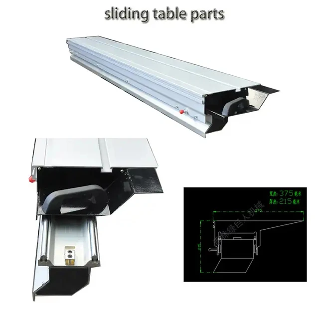 Sliding table saw parts sliding table saw woodworking machinery spare part