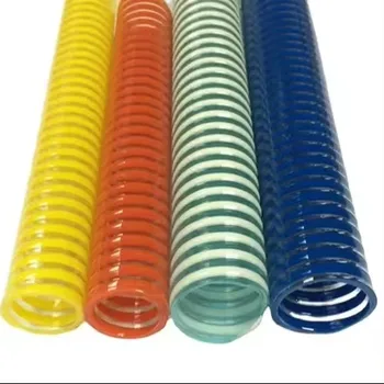 19-203mm Flexible Plastic PVC Helix Water Supply Pump  Water Discharge Spiral Tube Suction Hose