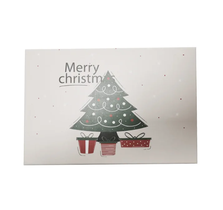 christmas tree pattern paper gift box for  gift
