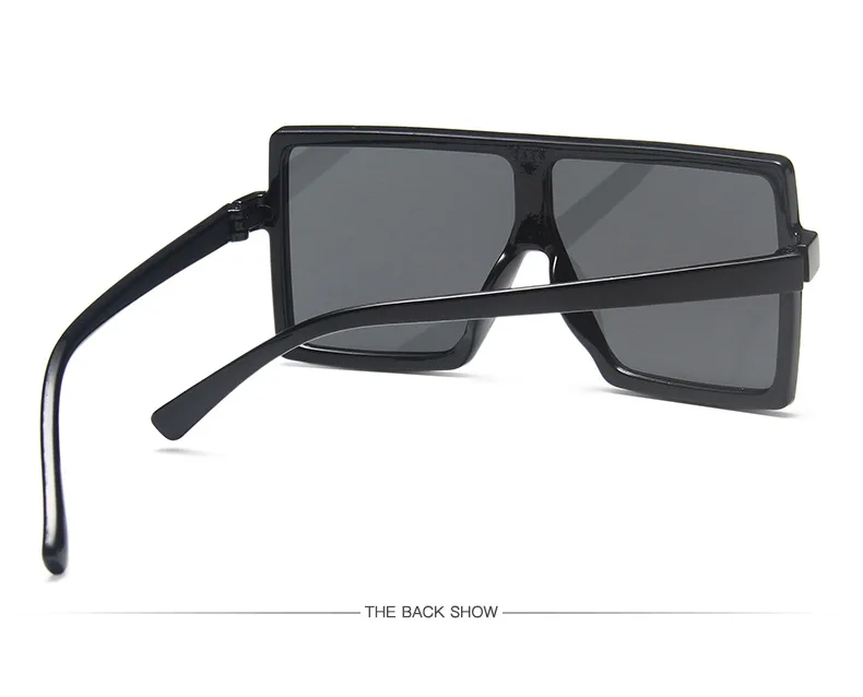 Unisex Square Sunglasses UV400 Protection Full Frame Retro Gradient Fashion Shades