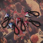 Wholesale 3D Mini Sneakers AJ Jordan Shoe Keychain Model Cute Keychains With Box