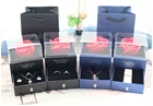 Necklace Earrings Luxury Jewelry Packaging Gift Box With Drawer Bag For Ring Necklace Earrings