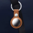 Cover Real Genuine Leather Airtag Case Protective Cover Holder For Apple Airtag