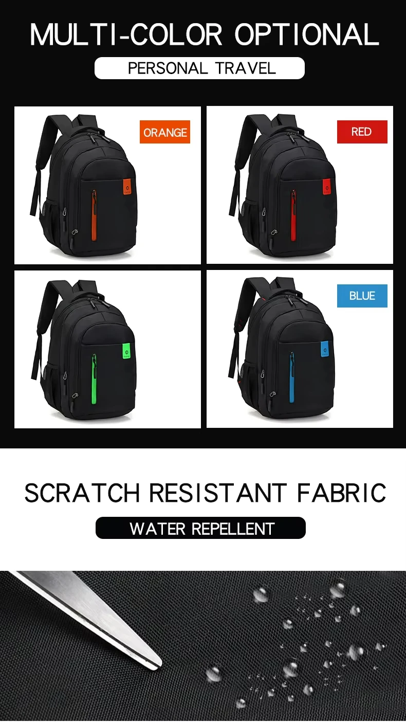 Business Travel Laptop Backpack Light Weight Large Capacity Outdoor Workout Back Pack Escolar Mochila