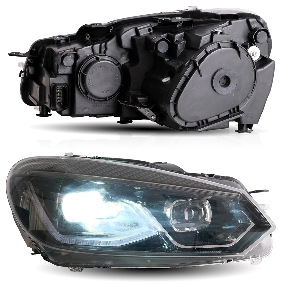 product headlight head light led headlights head lamp for volkswagen for vw golf 6 golf6 mk6 headlight 2010 2014 golf 6 headlamp-6