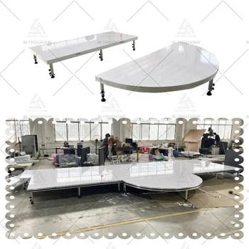 wedding party white platform dance stage aluminum professional concert stage platform for sale