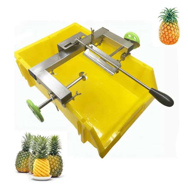 Manual Pineapple Peeling Machine Pineapple Skin Peeler Pineapple Processing Tool 