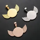 Photo New Arrival Factory DIY Custom Hip Hop Photo Picture Shell Gemstones Jewelry Letter Pendants Charms