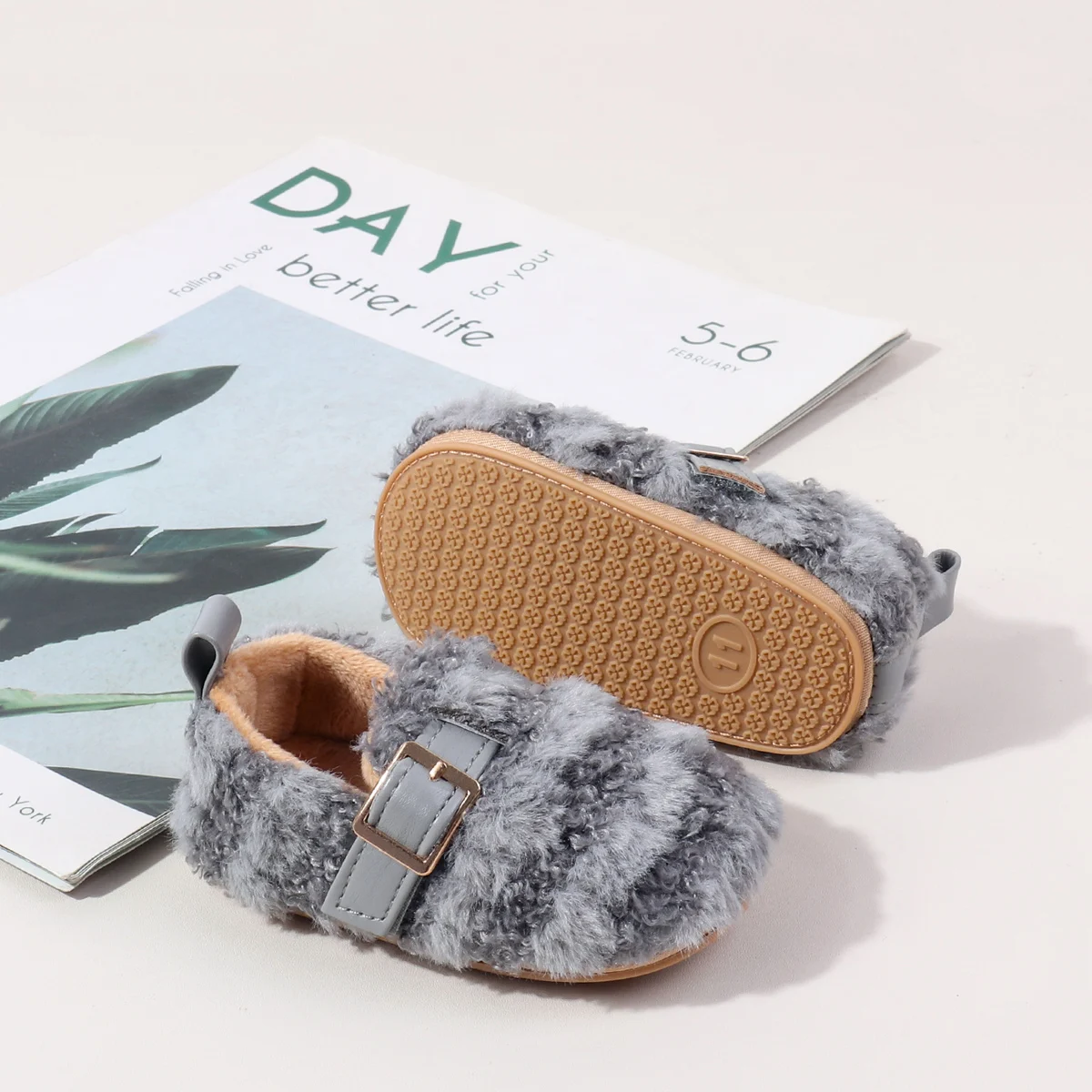 High Quality Warm Unisex Indoor Newborn Infant Toddler Baby Girls Boys Shoes supplier
