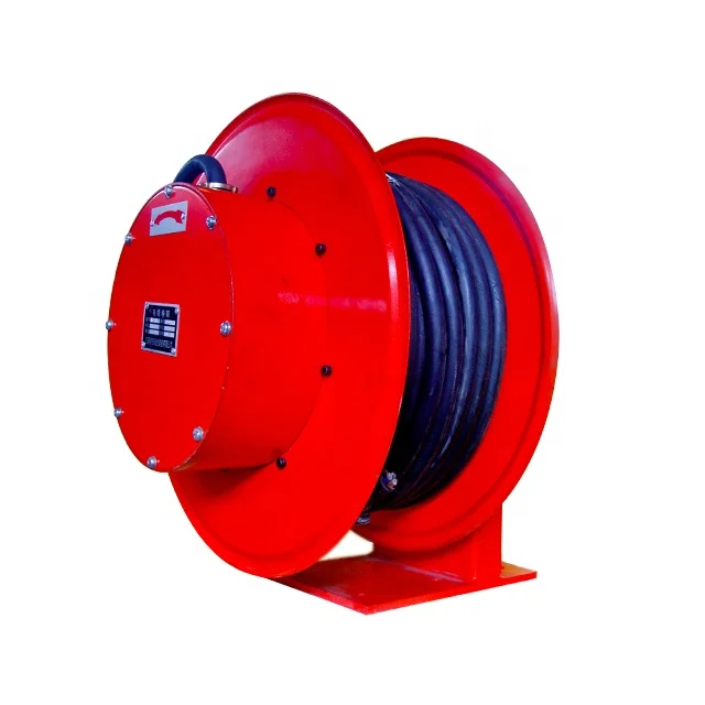 NEW TYPE Spring cable reel,JT2 automatic cable reel with slip ring and brush gear,Keep pace with mobile equipment operation