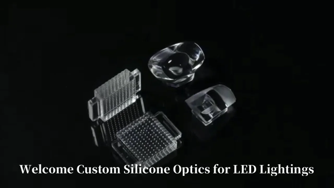 Lsr Injection Molding Silicon Tir Optic Lens Silicone Internal