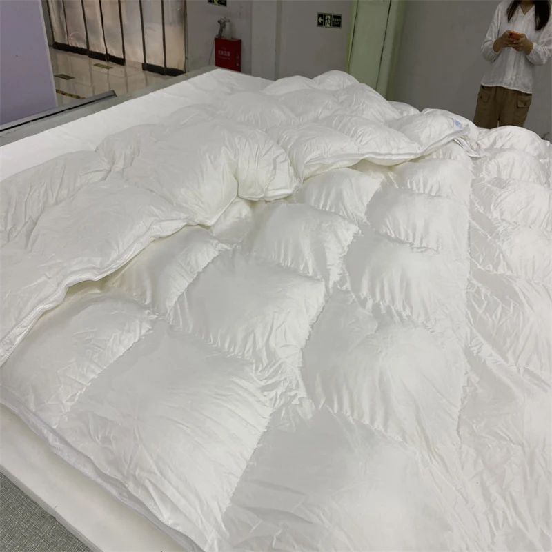 synthetic feather duvet