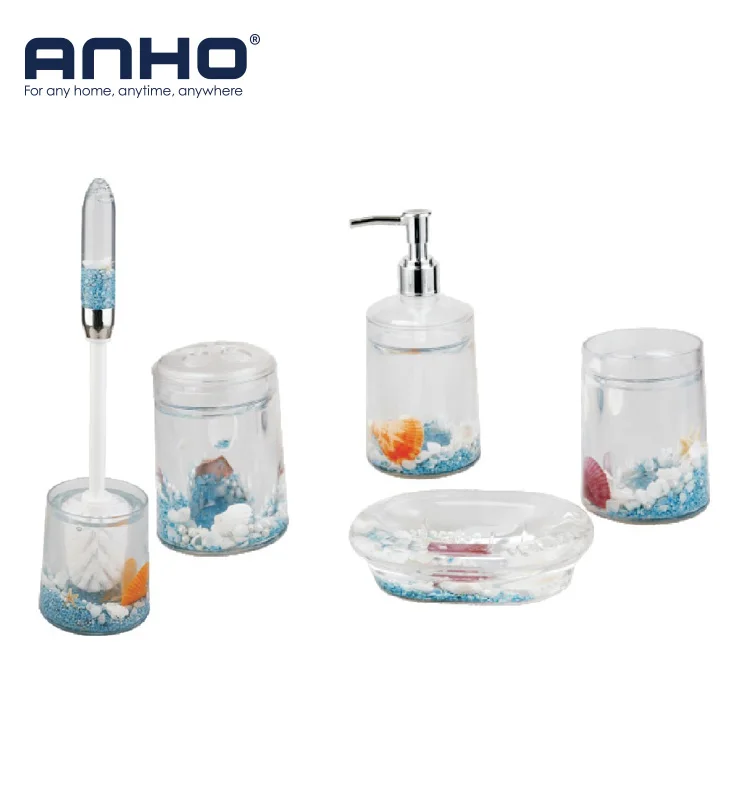 sea shell bathroom set