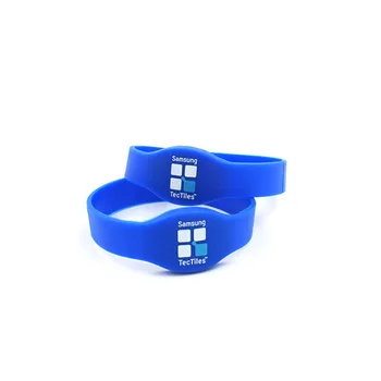 Security medical ID nfc chip waterproof wristband nfc13.56mhz bracelets for hospital /Spa tracking bracelets