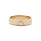 Band Ring Ring High Quality Sterling Silver 18k Gold Plated Filled Cut Diamond Band Ring