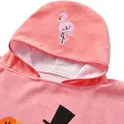 Kids Beach Towel Kids Beach Bath Towel Custom Printed Girls Cotton Hooded Poncho Towel