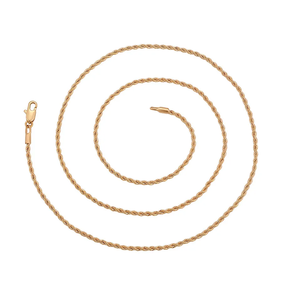 A00711899 xuping jewelry Factory classic design clavicle chain thin chain neutral 18K gold-plated necklace