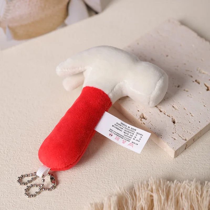 2024 Simulation Repair Tool Plush Pendant Toy Drill Screwdriver Plush Keychain Toy For Gift