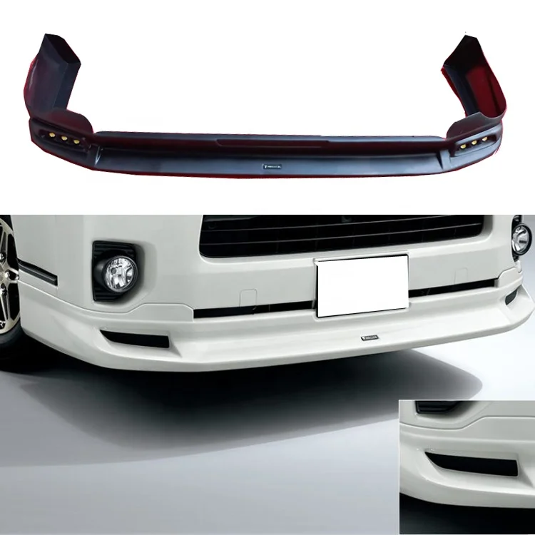 Beads Led Bumper Lip Siege For Hiace Mini Bus Kdh