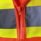 Vest Safety Vest With Pockets Hot Sale Custom Hi Vis Class 2 Zipper Closure Reflective Safety Vest With Pockets