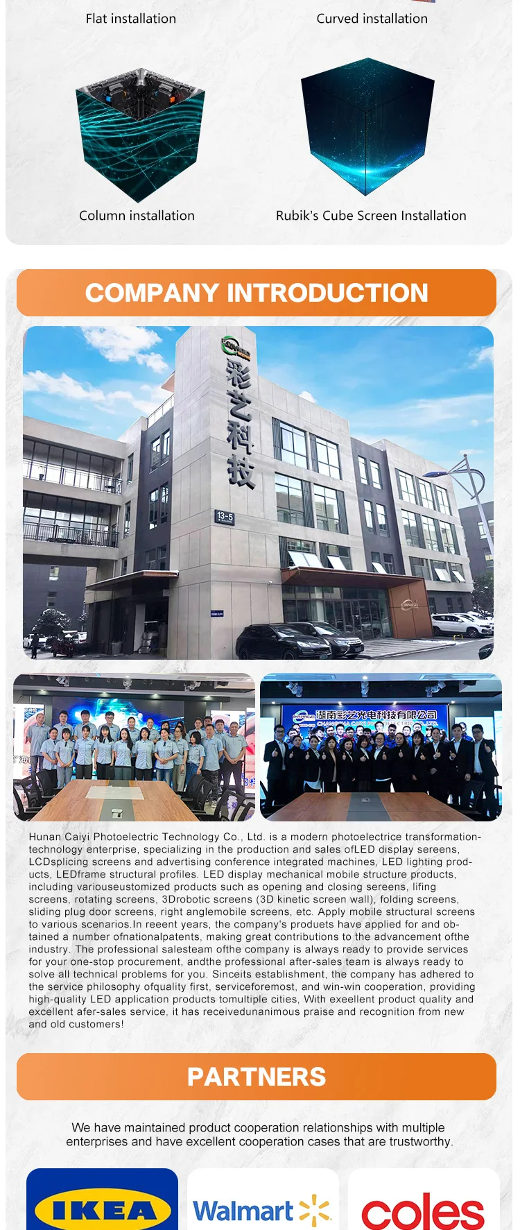 Rental LED Display with 5 Years Warranty 6000 CD Brightness and 2500 cd for Indoor Outdoor Video Wall