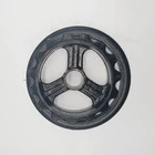 Wheels Industrial High Load Heavy Duty Steel Cast Iron Caster Wheels For Transportation