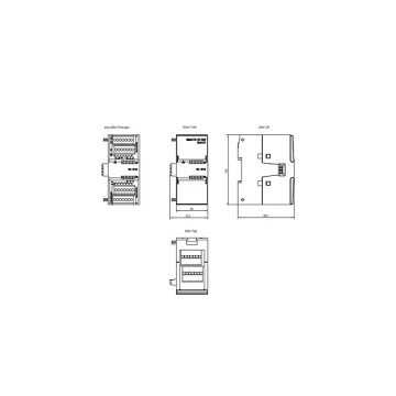 6ES7288-2QR16-0AA0 SIEMENS PLC SIMATIC S7-200 SMART Digital Output EM DR16 16 DO Relay 2 A 6ES72882QR160AA0