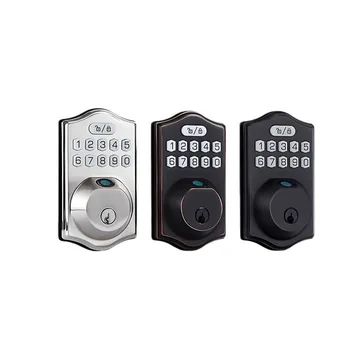 Keyless Entry Door Lock - Electronic Deadbolt Lock With Keypads, Auto Lock