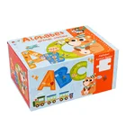 Letter Animal Color Shape Letter Matching Puzzle Assembly Kit Colorful Wooden Board Animal Digital Alphabet Puzzle Toys