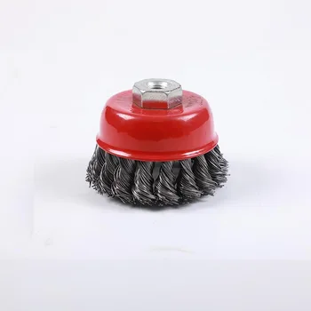 Abrasive Wire Brush Wheel & Cup Brush Set Circular Wire Cleaning Flat Steel Wire Wheel Brush