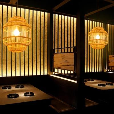 Wholesale Home Deco Modern Designer Bamboo Simply LED Pendant Lighting