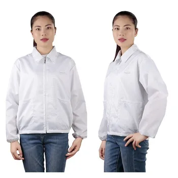 antistatic clothing jacket for cleaning room smt pcb factory clothing ESD jacket