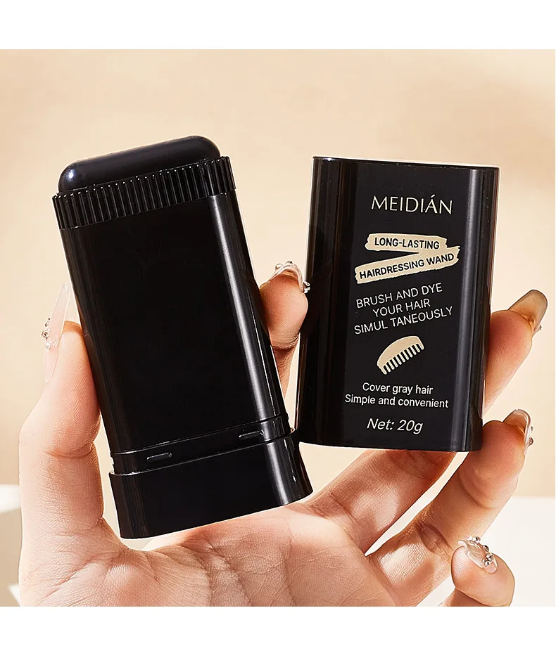 OEM ODM Custom Hairdressing Stick Private Label Wholesale Cover Gray Hair Portable Gentle Dyeing Hairdressing Wand Factory Price