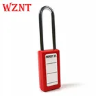 Safety Lockout NT-S76LA RED 76MM Steel Shackle Long Body Safety Lockout Tagout Safety Unique Padlocks