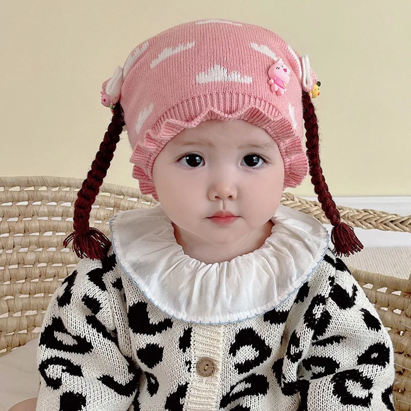 Rusland Derde pijn doen Baby Hat Autumn/winter Warm Wool Cap 0-12 Months Cute Braid 2021 Baby Lace  Wig Hats Kid Winter Hats - Buy Baby Hats Knit Hat For Baby,Baby Winter Hat,Children's  Hats Product on Alibaba.com