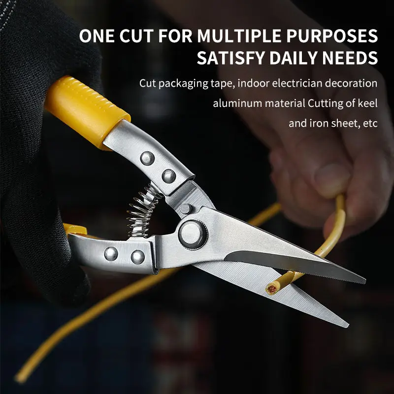 Stainless steel metal cutting scissors