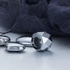 Bead Wholesale Natural Terahertz Beauty Stick Accessories Energy Stone Terahertz Bead